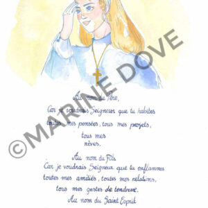 Signe de croix llustrations boutique en ligne e commerce dessin illustration marine dove